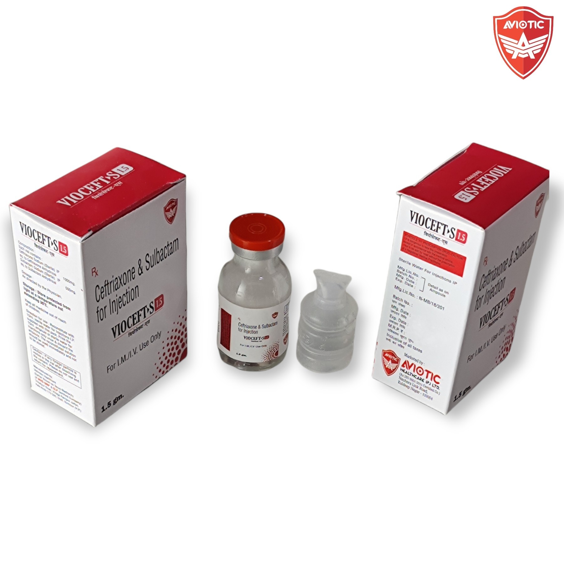 Vioceft-S 1.5gm Injection